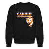 Candid Clownfish Character Comfort Adult Crewneck Sweatshirt - black