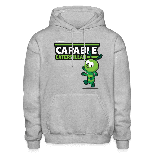 Capable Caterpillar Character Comfort Adult Hoodie - heather gray