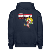 Competitive Clown Character Comfort Adult Hoodie - navy