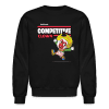 Competitive Clown Character Comfort Adult Crewneck Sweatshirt - black