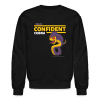 Confident Cobra Character Comfort Adult Crewneck Sweatshirt - black