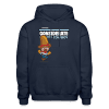 Considerate Cowboy Character Comfort Adult Hoodie - navy