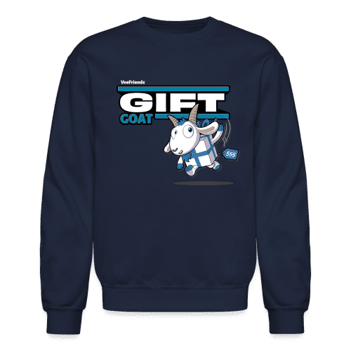 Gift Goat (S1) Character Comfort Adult Crewneck Sweatshirt - navy