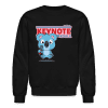 Keynote Koala Character Comfort Adult Crewneck Sweatshirt - black