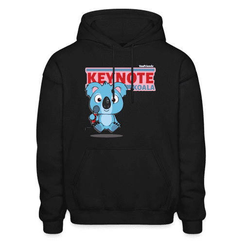 Keynote Koala Character Comfort Adult Hoodie - black