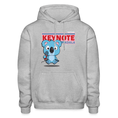 Keynote Koala Character Comfort Adult Hoodie - heather gray