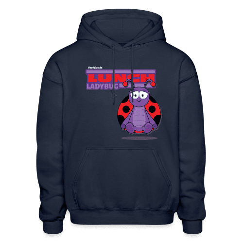 Lunch Ladybug Character Comfort Adult Hoodie - navy