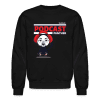 Podcast Panther Character Comfort Adult Crewneck Sweatshirt - black