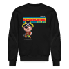 Poker Pirate Character Comfort Adult Crewneck Sweatshirt - black