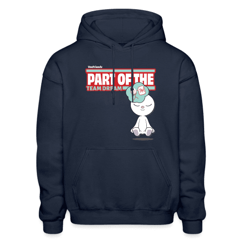 Part Of The Team Dream Character Comfort Adult Hoodie - navy