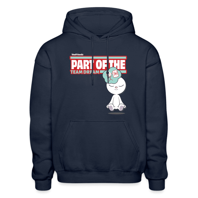 Part Of The Team Dream Character Comfort Adult Hoodie - navy