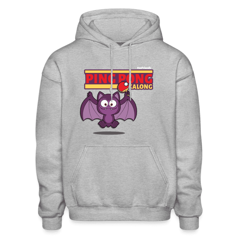 Ping Pong Kalong Character Comfort Adult Hoodie - heather gray