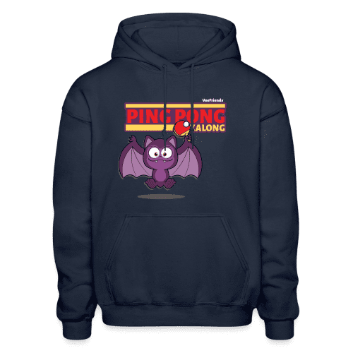 Ping Pong Kalong Character Comfort Adult Hoodie - navy