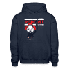 Podcast Panther Character Comfort Adult Hoodie - navy