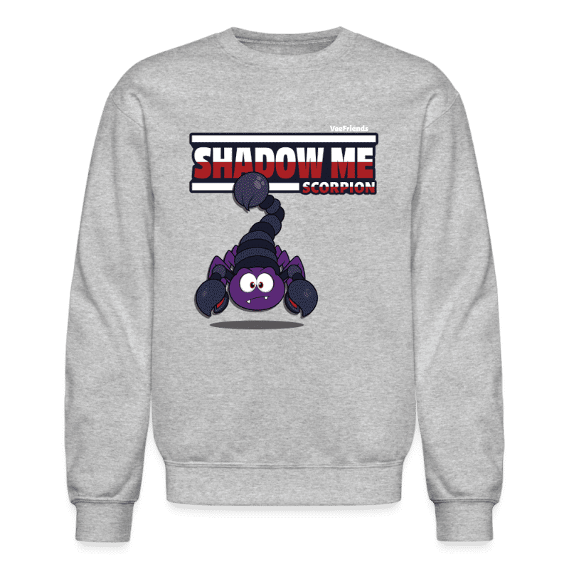 Shadow Me Scorpion Character Comfort Adult Crewneck Sweatshirt - heather gray