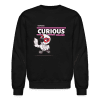 Curious Crane Character Comfort Adult Crewneck Sweatshirt - black