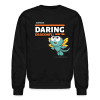 Daring Dragonfly Character Comfort Adult Crewneck Sweatshirt - black