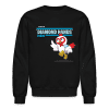 "Diamond Hands" Hen Character Comfort Adult Crewneck Sweatshirt - black