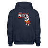 Flex’n Fox Character Comfort Adult Hoodie - navy