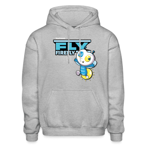 Fly Firefly Character Comfort Adult Hoodie - heather gray