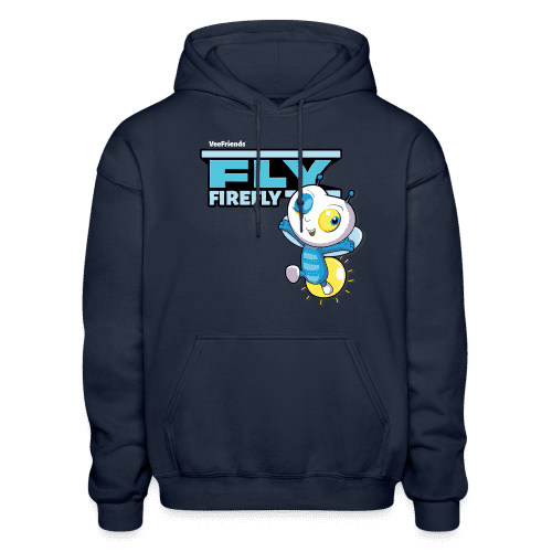 Fly Firefly Character Comfort Adult Hoodie - navy