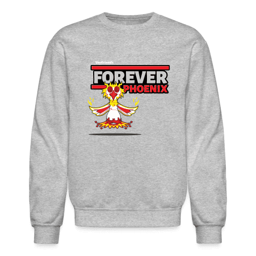 Forever Phoenix Character Comfort Adult Crewneck Sweatshirt - heather gray