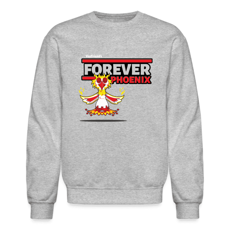 Forever Phoenix Character Comfort Adult Crewneck Sweatshirt - heather gray