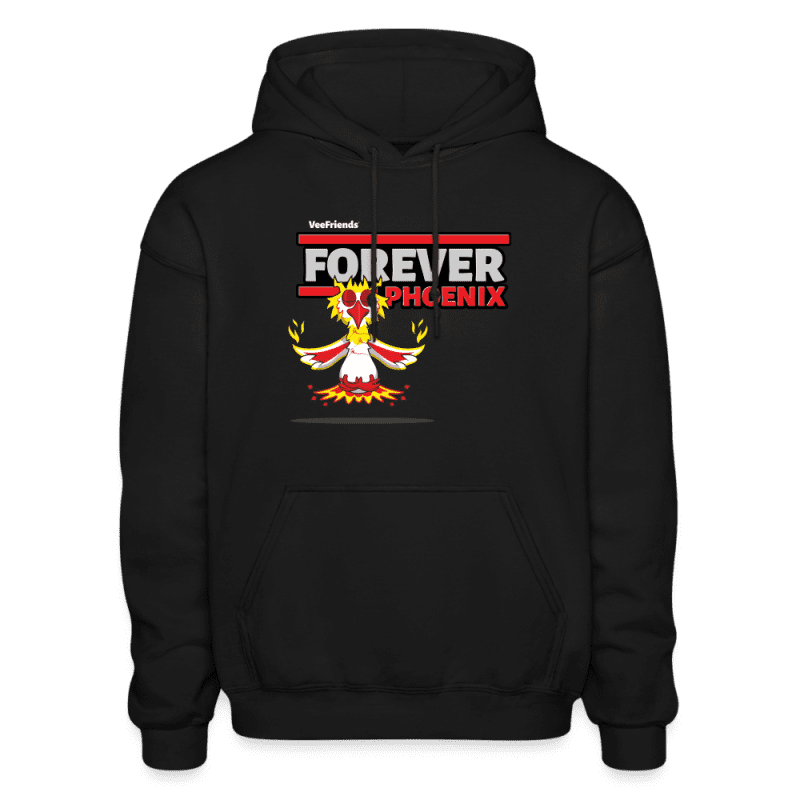 Forever Phoenix Character Comfort Adult Hoodie - black