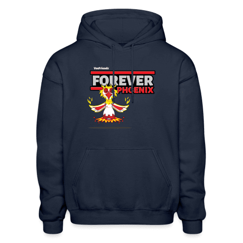 Forever Phoenix Character Comfort Adult Hoodie - navy