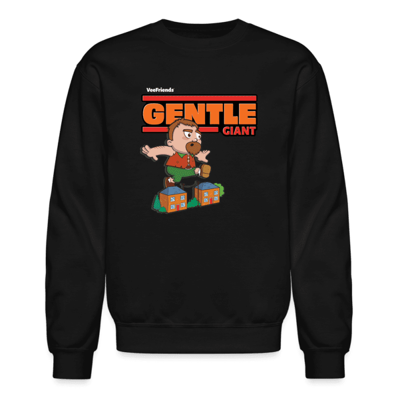 Gentle Giant Character Comfort Adult Crewneck Sweatshirt - black