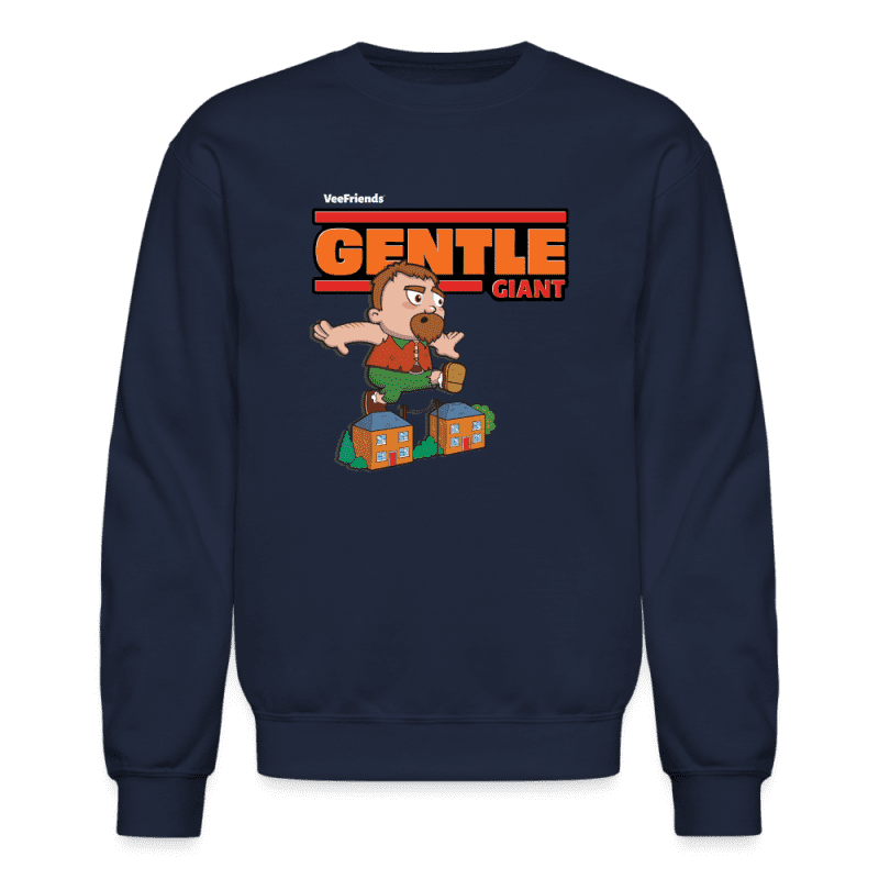 Gentle Giant Character Comfort Adult Crewneck Sweatshirt - navy