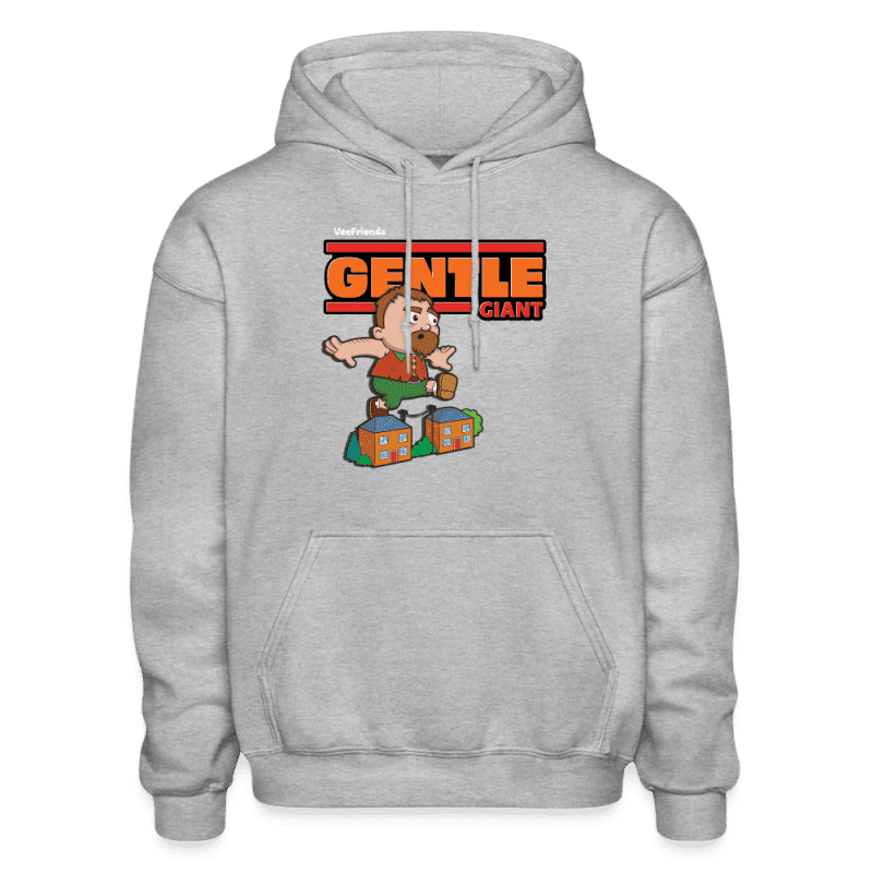 Gentle Giant Character Comfort Adult Hoodie - heather gray