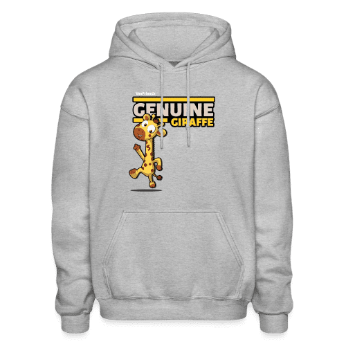 Genuine Giraffe Character Comfort Adult Hoodie - heather gray