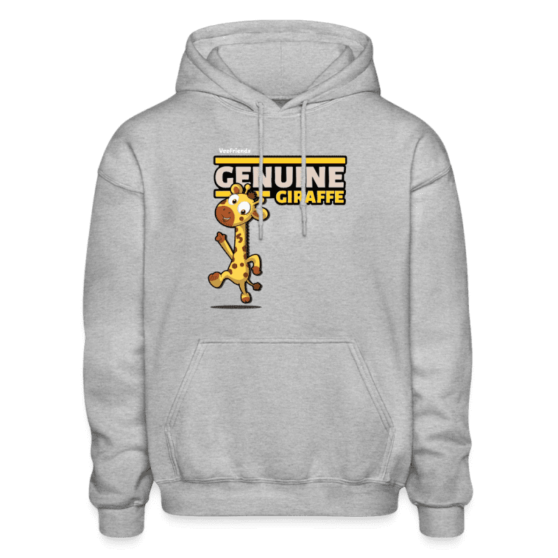 Genuine Giraffe Character Comfort Adult Hoodie - heather gray