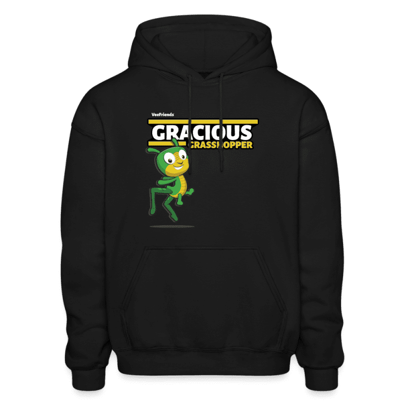 Gracious Grasshopper Character Comfort Adult Hoodie - black