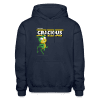 Gracious Grasshopper Character Comfort Adult Hoodie - navy