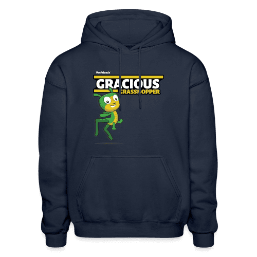 Gracious Grasshopper Character Comfort Adult Hoodie - navy