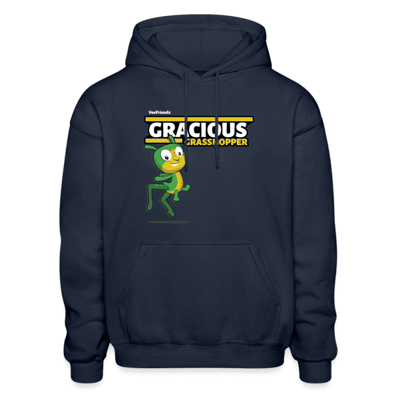 Gracious Grasshopper Character Comfort Adult Hoodie - navy