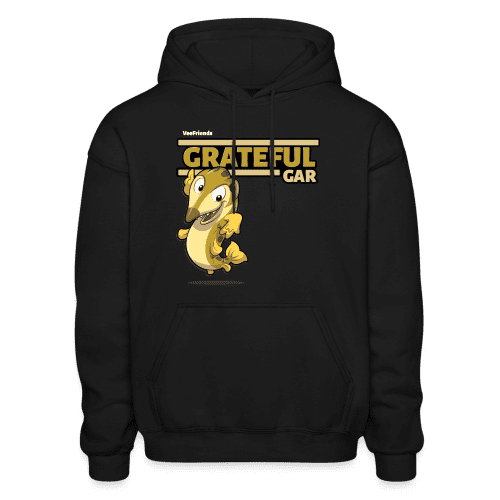 Grateful Gar Character Comfort Adult Hoodie - black