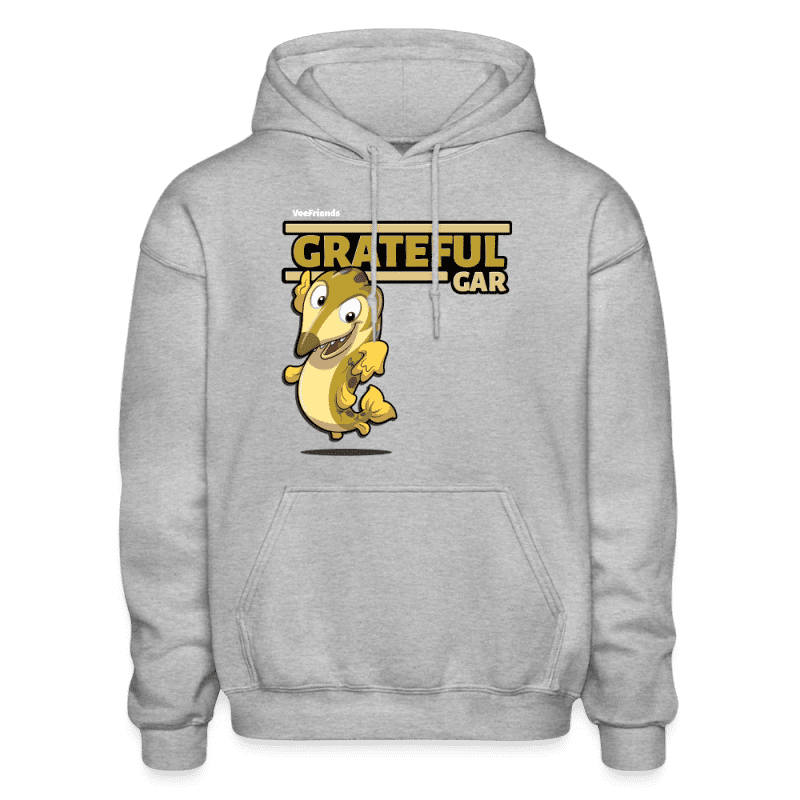 Grateful Gar Character Comfort Adult Hoodie - heather gray