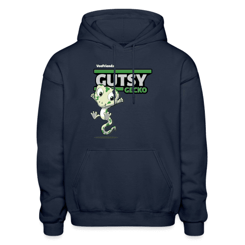 Gutsy Gecko Character Comfort Adult Hoodie - navy