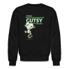 Gutsy Gecko Character Comfort Adult Crewneck Sweatshirt - black