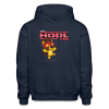 Hodl Hyena Character Comfort Adult Hoodie - navy