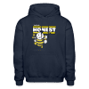 Honest Honey Bee Character Comfort Adult Hoodie - navy