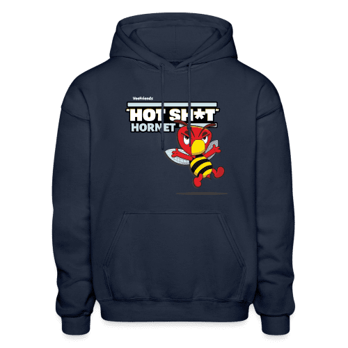 "Hot Sh*t" Hornet Character Comfort Adult Hoodie - navy