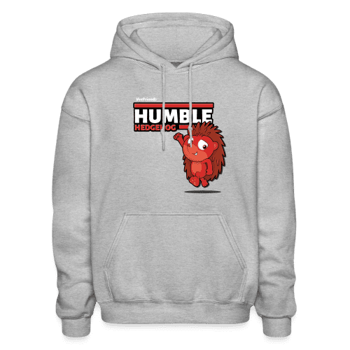 Humble Hedgehog Character Comfort Adult Hoodie - heather gray