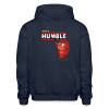 Humble Hedgehog Character Comfort Adult Hoodie - navy