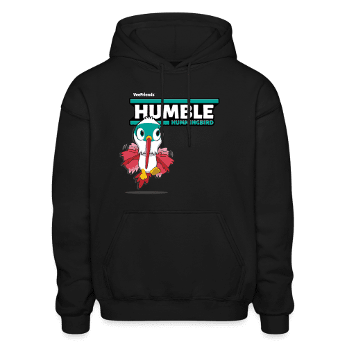 Humble Hummingbird Character Comfort Adult Hoodie - black