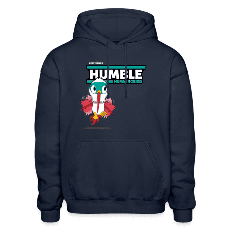 Humble Hummingbird Character Comfort Adult Hoodie - navy