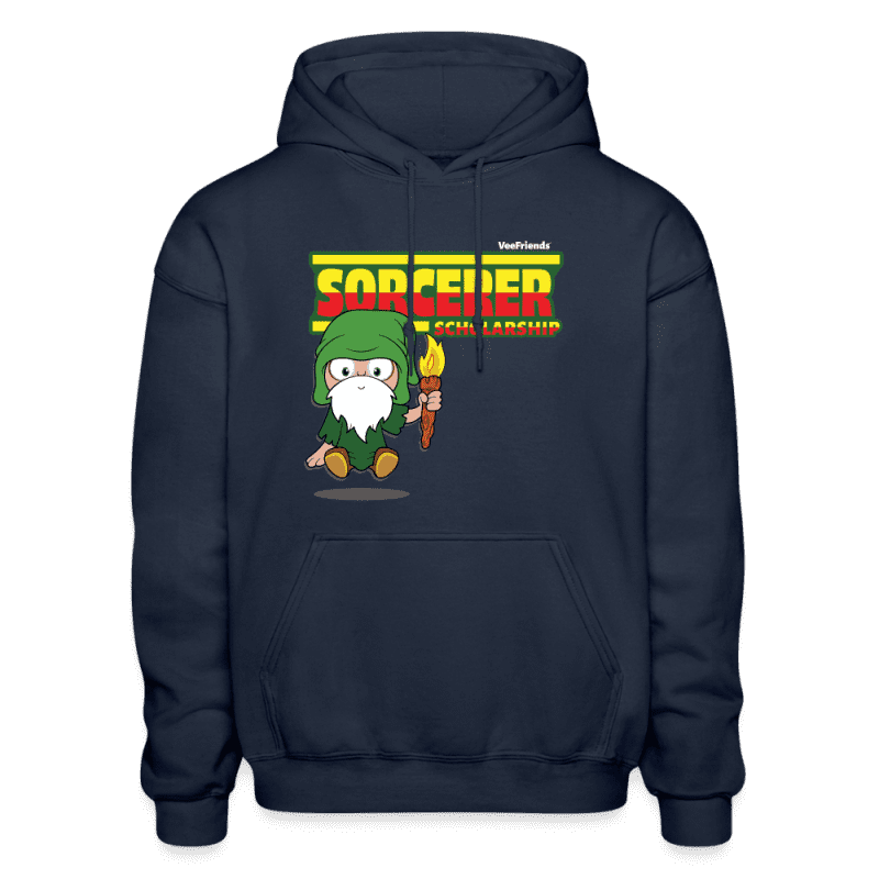 Sorcerer Scholarship Character Comfort Adult Hoodie - navy